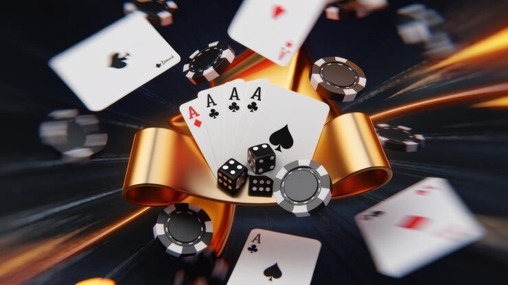 Scatter symbol trigger on Bonanza Gold reel